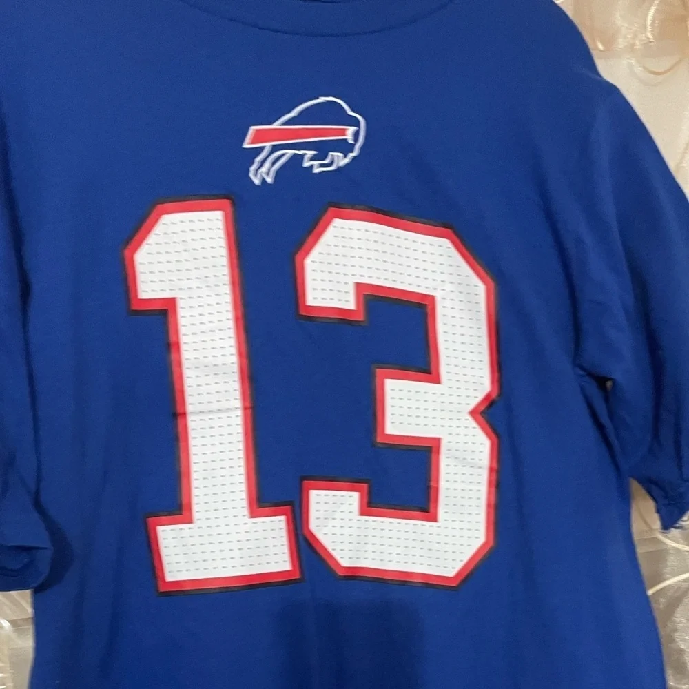 Nike NFL, Buffalo Bills official licensed kids XL game day shirt# 13